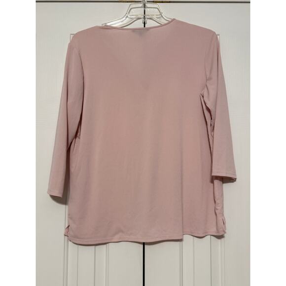 Banana Republic Blush Pink Tunic Blouse, Size L - Picture 2 of 6